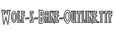 Wolf-s-Bane-Outline