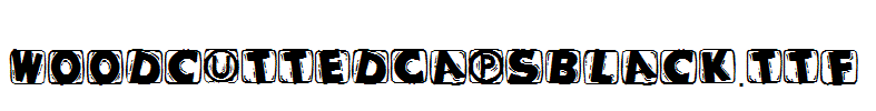 WoodcuttedCapsBlack