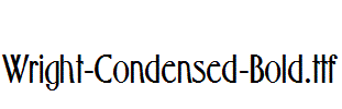 Wright-Condensed-Bold