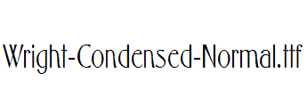 Wright-Condensed-Normal