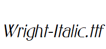 Wright-Italic