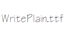 WritePlain