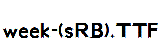 week-(sRB)