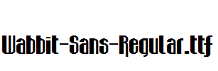 Wabbit-Sans-Regular