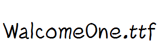 WalcomeOne