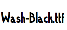 Wash-Black