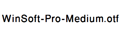 WinSoft-Pro-Medium