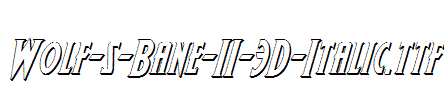 Wolf-s-Bane-II-3D-Italic