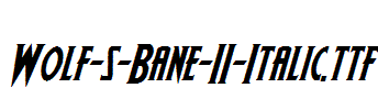 Wolf-s-Bane-II-Italic