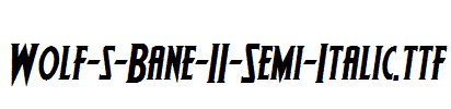 Wolf-s-Bane-II-Semi-Italic