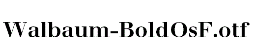 Walbaum-BoldOsF