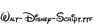 Walt-Disney-Script