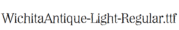 WichitaAntique-Light-Regular