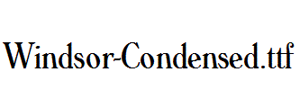 Windsor-Condensed