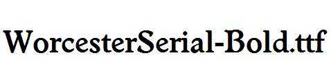 WorcesterSerial-Bold