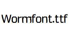 Wormfont