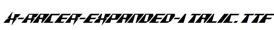 X-Racer-Expanded-Italic