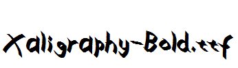 Xaligraphy-Bold
