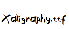 Xaligraphy