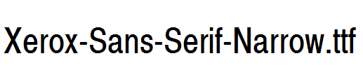 Xerox-Sans-Serif-Narrow