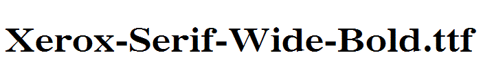 Xerox-Serif-Wide-Bold