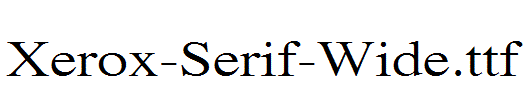 Xerox-Serif-Wide