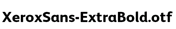 XeroxSans-ExtraBold