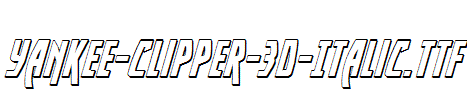 Yankee-Clipper-3D-Italic
