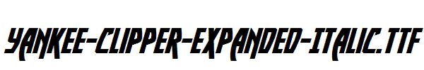 Yankee-Clipper-Expanded-Italic