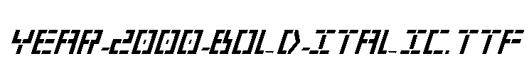 Year-2000-Bold-Italic