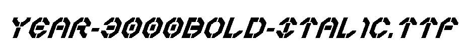 Year-3000Bold-Italic