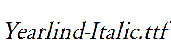 Yearlind-Italic