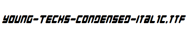 Young-Techs-Condensed-Italic