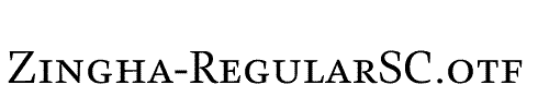 Zingha-RegularSC