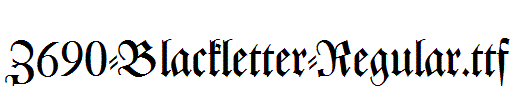 Z690-Blackletter-Regular