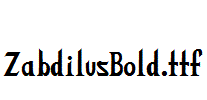 ZabdilusBold