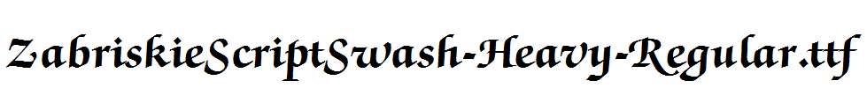 ZabriskieScriptSwash-Heavy-Regular