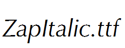 ZapItalic