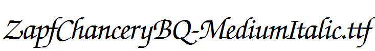 ZapfChanceryBQ-MediumItalic