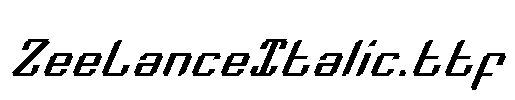 ZeeLanceItalic