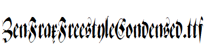 ZenFraxFreestyleCondensed