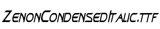 ZenonCondensedItalic