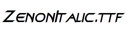 ZenonItalic