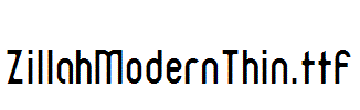 ZillahModernThin