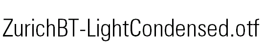 ZurichBT-LightCondensed